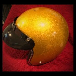 T-50 3/4 gold helmet